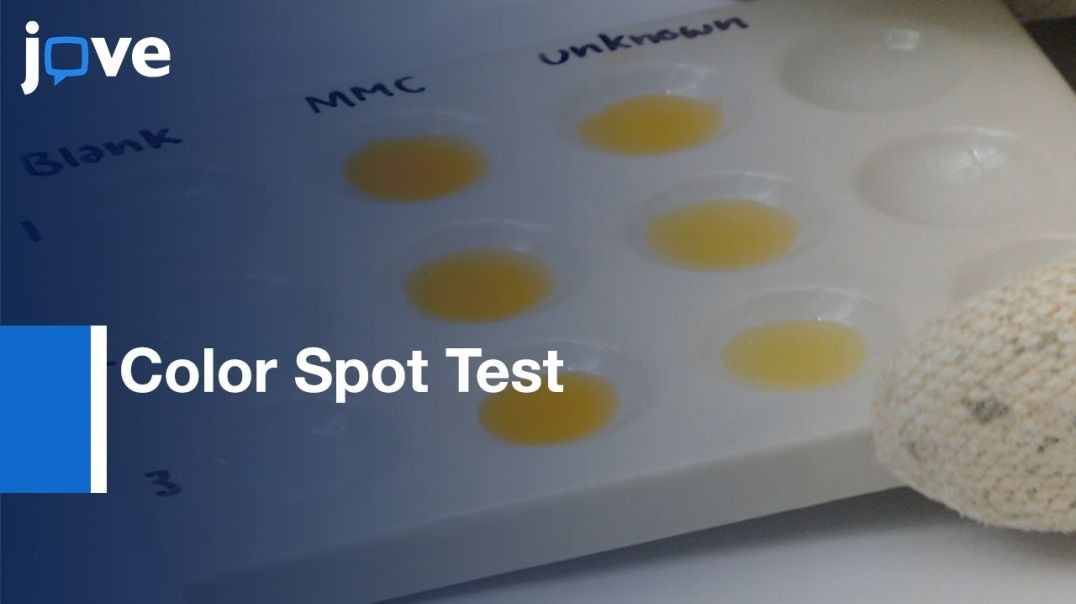 ⁣Color Spot Test As Presumptive Tool For Rapid Detection-Synthetic Cathinones l Protocol Preview